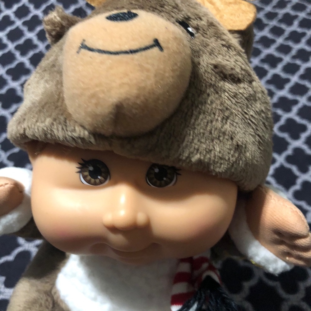 Cabbage Patch Kid Snugglies REINDEER Holiday Plush